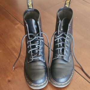 Dr. Martens Black Leather Boots